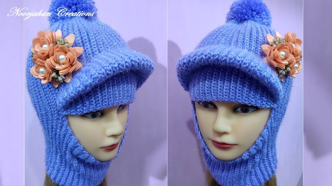 Easy crochet cap kaise banay | topi ka design #woolen cap #ladies scarf #örme şapkalar #գլխարկ #cap