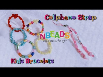 Kids Bracelets & Cellphone Strap. NBeads.com