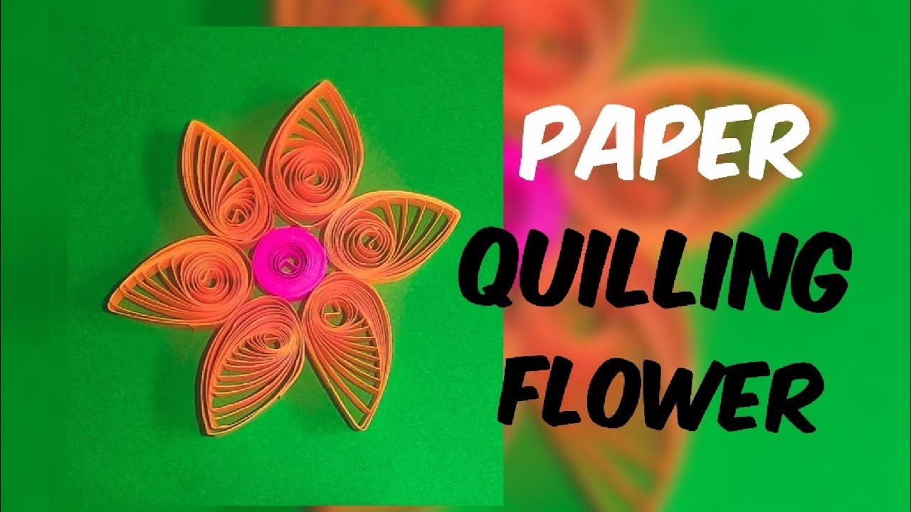 Paper quiling flower || quilling flower || quilling art