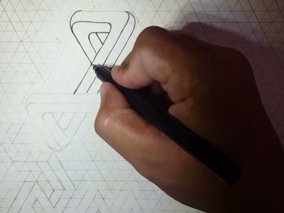 3D art trick on paper .1