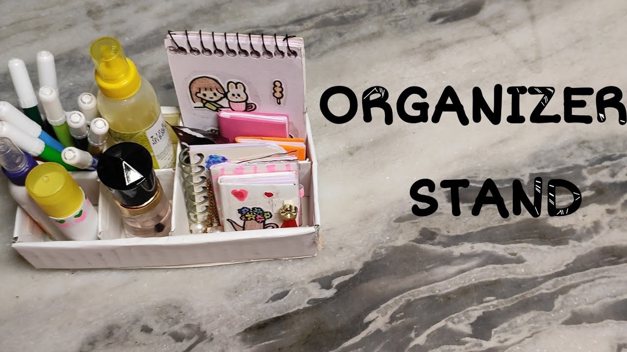 DIY ORGANIZER'S STAND - HIW TO MAKE A ORGANIZER'S STAND.