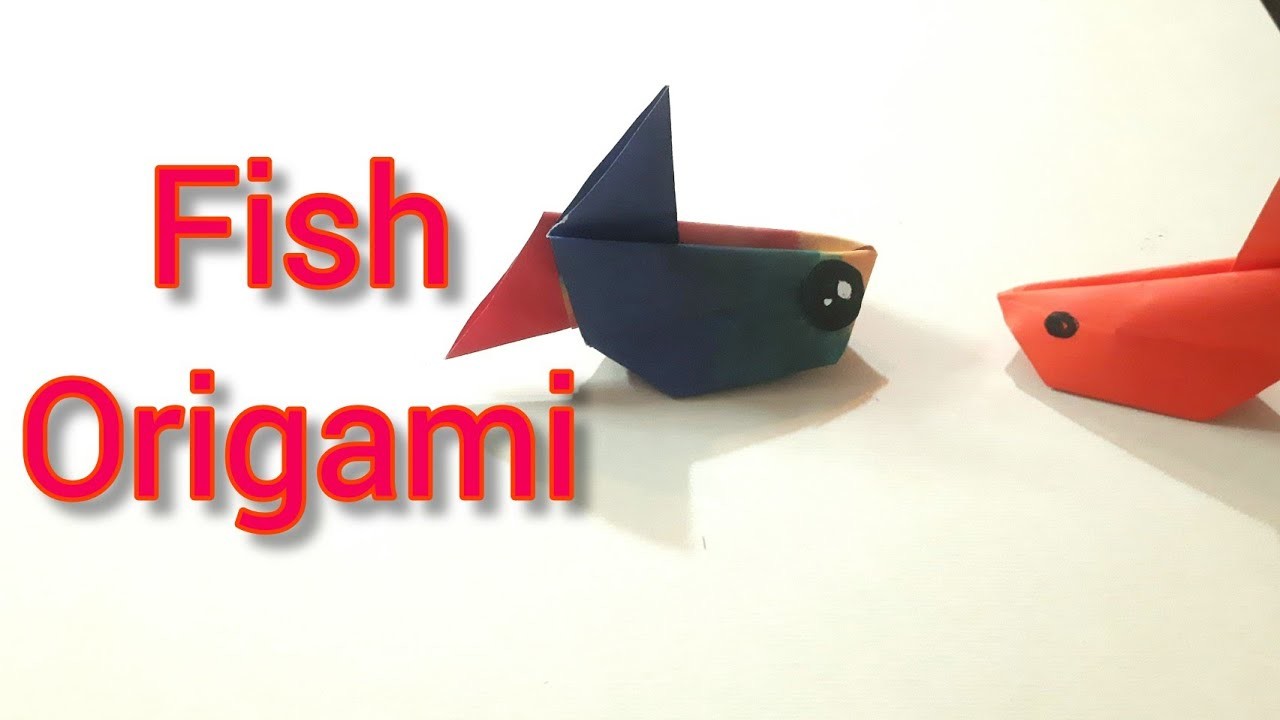 Fish origami | Easy 3D fish origami