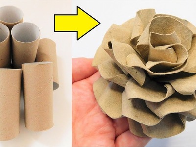 Jak Zrobić Różę z Rolek po Papierze Toaletowym? Łatwe i Szybkie Rękodzieło dla Każdego
