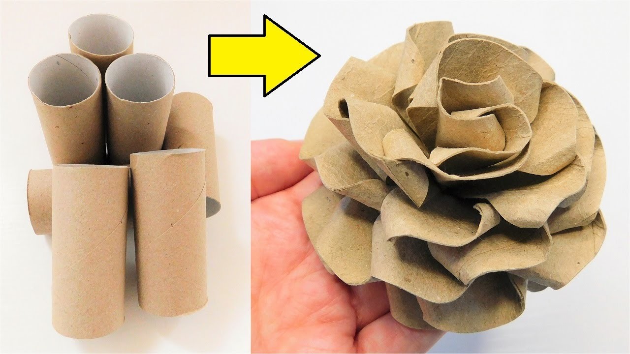 Jak Zrobić Różę z Rolek po Papierze Toaletowym? Łatwe i Szybkie Rękodzieło dla Każdego