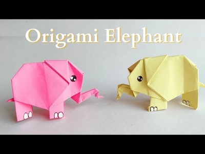 Origami Elephant | Origami elephant face easy | Origami elephant 3d