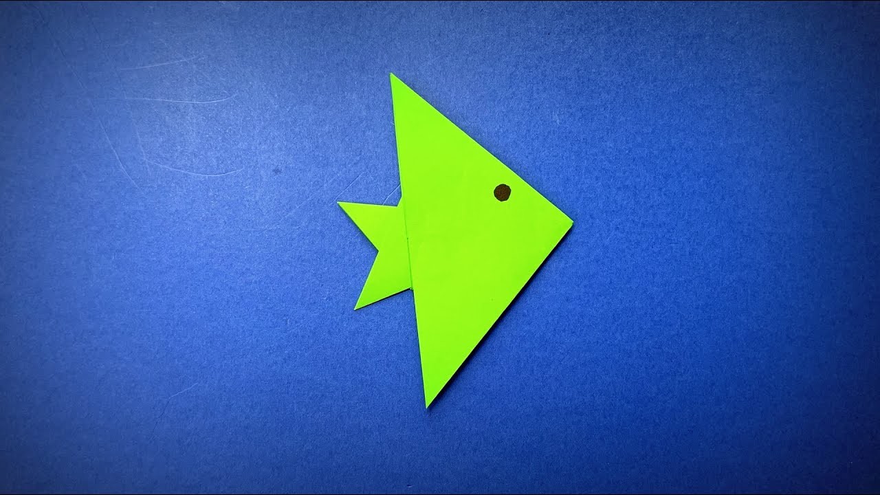Origami Ryba | Jak Zrobić Rybę z Papieru | Origami dla Dzieci | łatwe origami