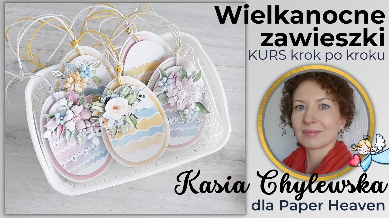 Wielkanocne zawieszki - kurs krok po kroku