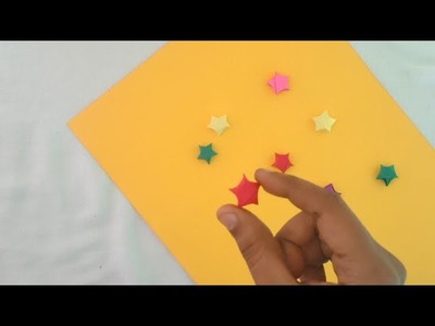 3D Paper star ⭐ Origami Lucky Star  ⭐ Diy Paper star ⭐