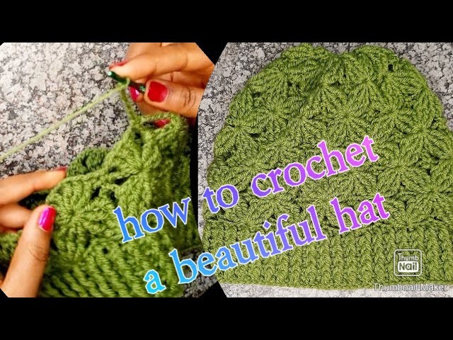 How to crochet an easy hat step by step for beginners በጣም ቆንጆ የ ብርድ ኮፊያ አሰራር