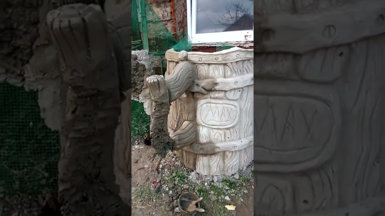 Kufel z betonu