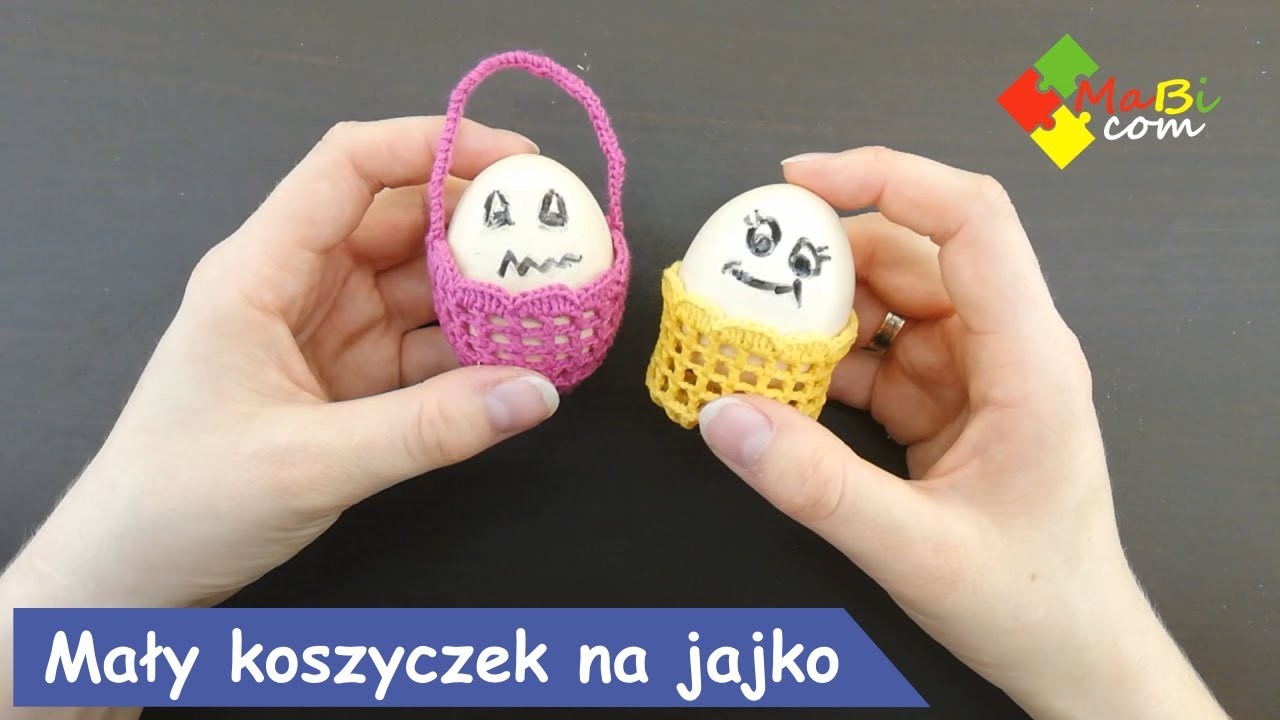 Mały koszyczek na jajko. Small egg basket