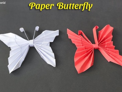Origami Paper Butterfly । Paper Butterfly। Easy Paper Butterfly | Origami Butterfly | PaperCraft #3