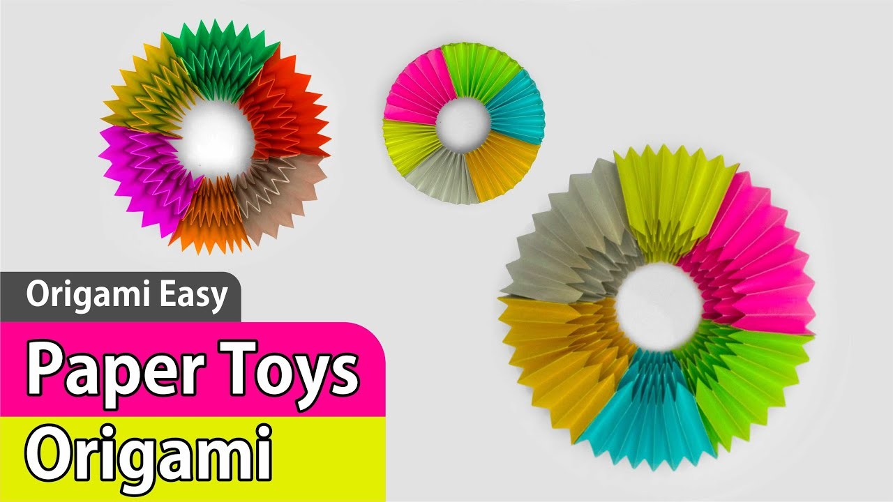 Paper Toy Rainbow Transformer Origami