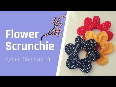 SAÇ TOKASI YAPIMI Hem de kolay ve çiçekli- Çiçek Scrunchie Nasıl Yapılır?