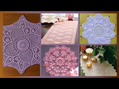 Beautiful Elegant And Amazing Crochet Work Table Runner And Table Clothes Design