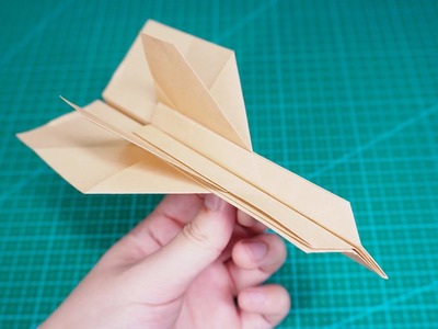 【Daoche】Origami - Paper Airplane 一架造型奇特的紙飛機，飛行軌跡飄忽不定，還能飛出s型曲線 Flying out of the S-curve