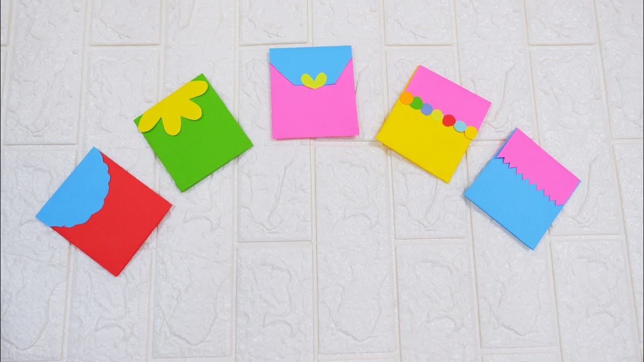 Cara Membuat Amplop Lebaran Mini Unik dari Kertas Origami | Diy Envelope Origami | Craft Ideas