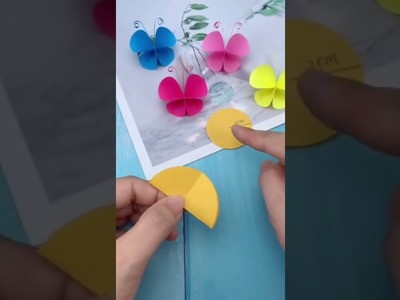 Cara membuat origami kupu-kupu #shorts