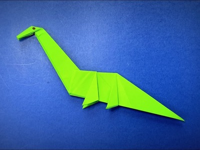 Origami Dinozaur Diplodok | Jak Zrobić Diplodok Dinozaura z Papieru | łatwe origami