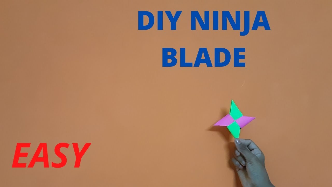 DIY Easy Paper Ninja Blade