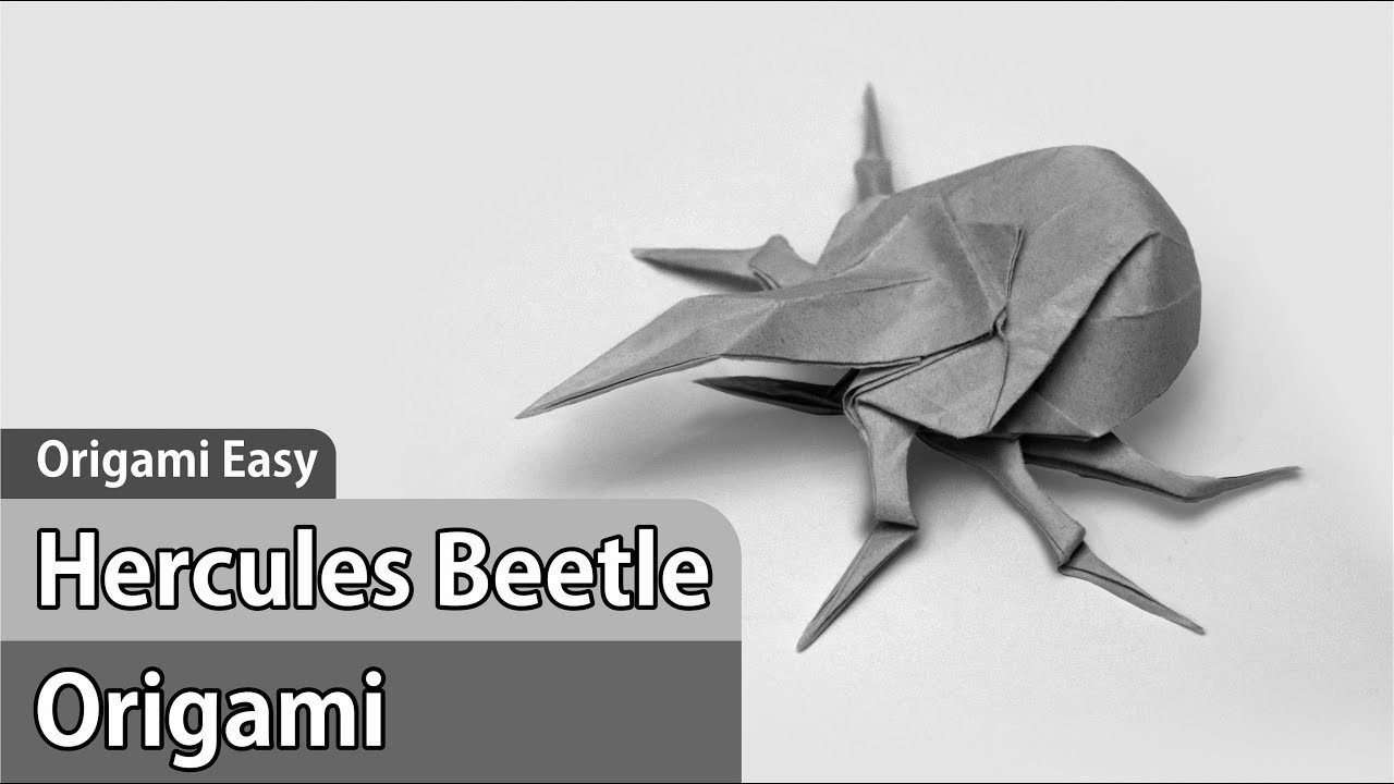 Hercules Beetle Origami
