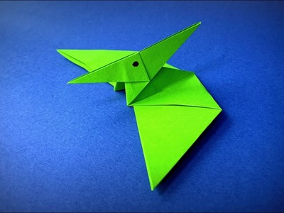 Origami Dinozaur Pterodaktyl | Jak Zrobić Dinozaur Pterodaktyl z Papieru | Origami dla Dzieci