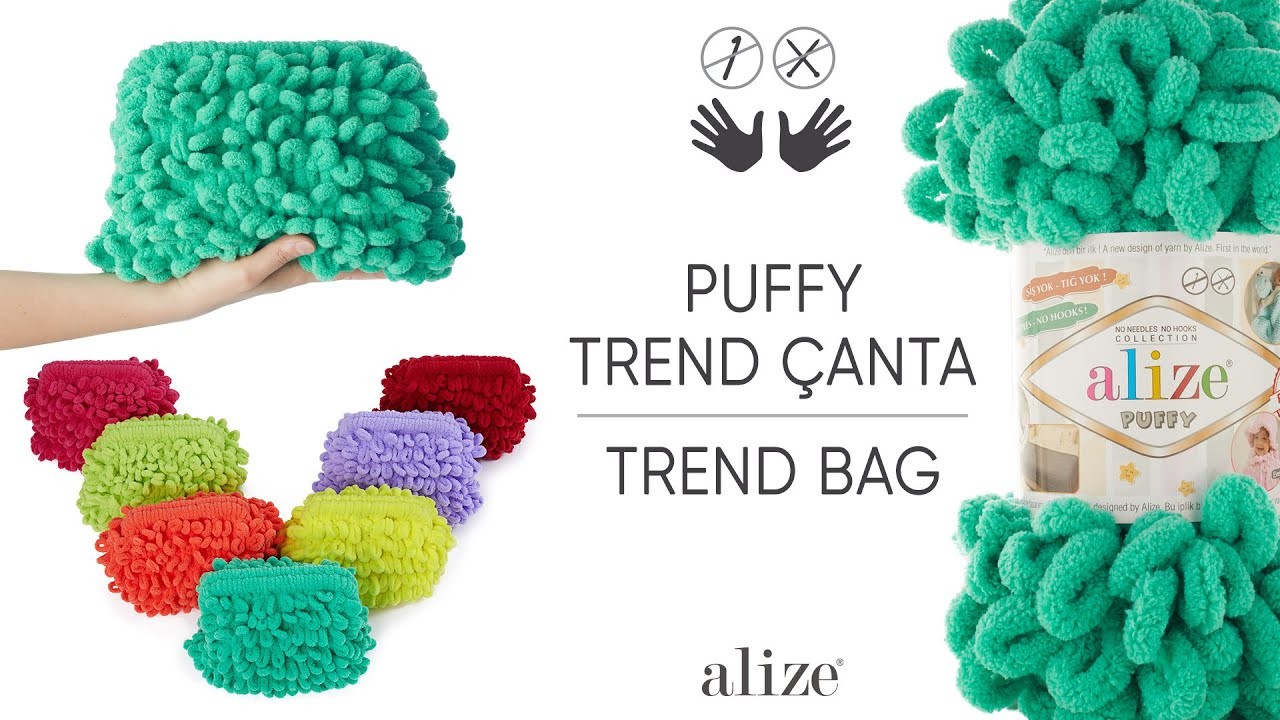 Alize Puffy ile Trend Çanta • Trend Bag • Трендовая сумка