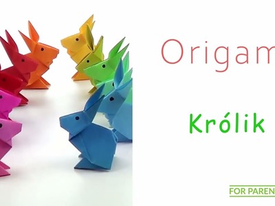 Origami królik ???? proste origami z jednej kartki???? Trudność: ❤️❤️????????????