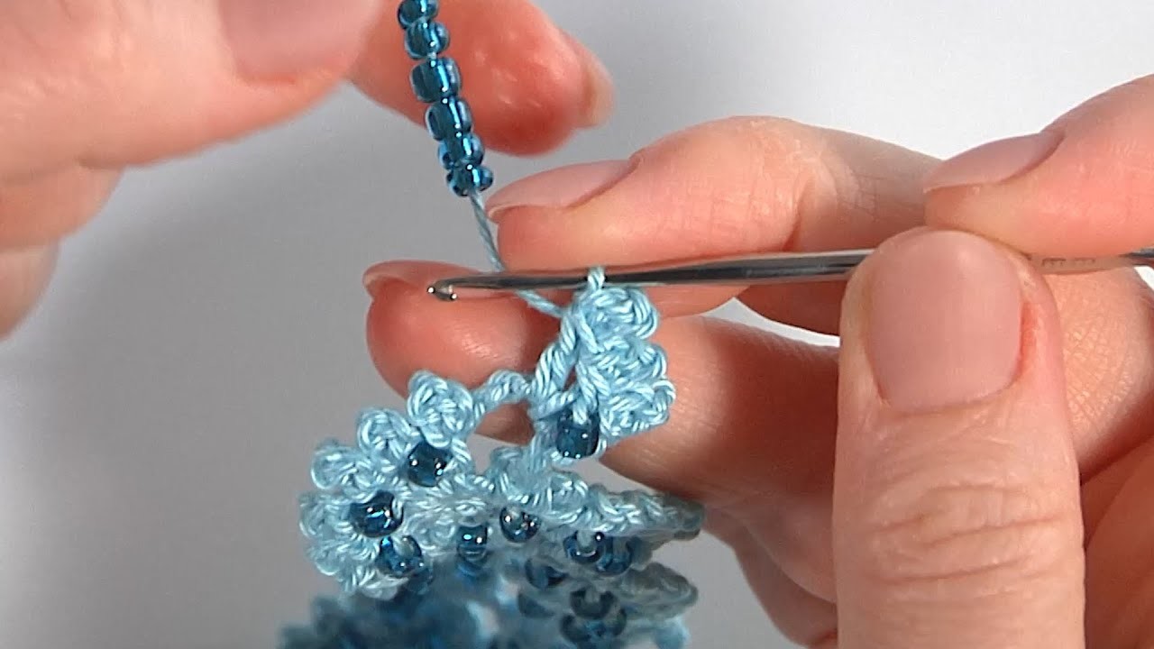 How to Crochet BEAUTY QUICKLY and EASY.Leftover Yarn and Beads.Crochet with BEADS