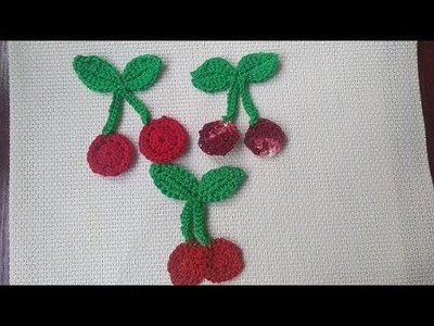 Szydełkowe wisienki - crochet cherries
