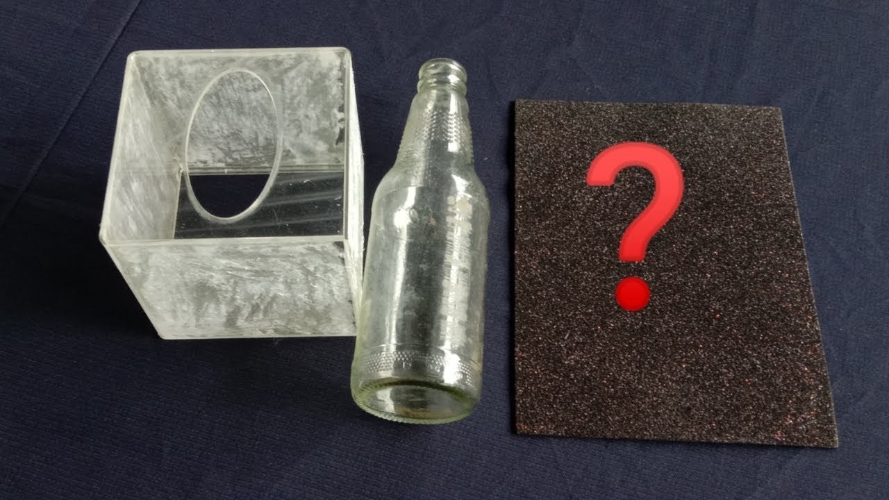 2 Ide Baru Menajubkan dari Foam Untuk Botol Kaca dan Kotak Tisu || Recycling