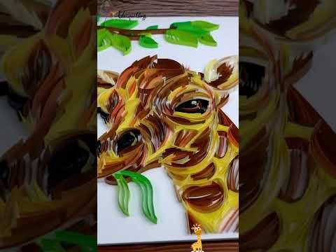 Giraffe Paper Quilling Paper Filigree Painting Paper Crafts DIY Uniquilling
