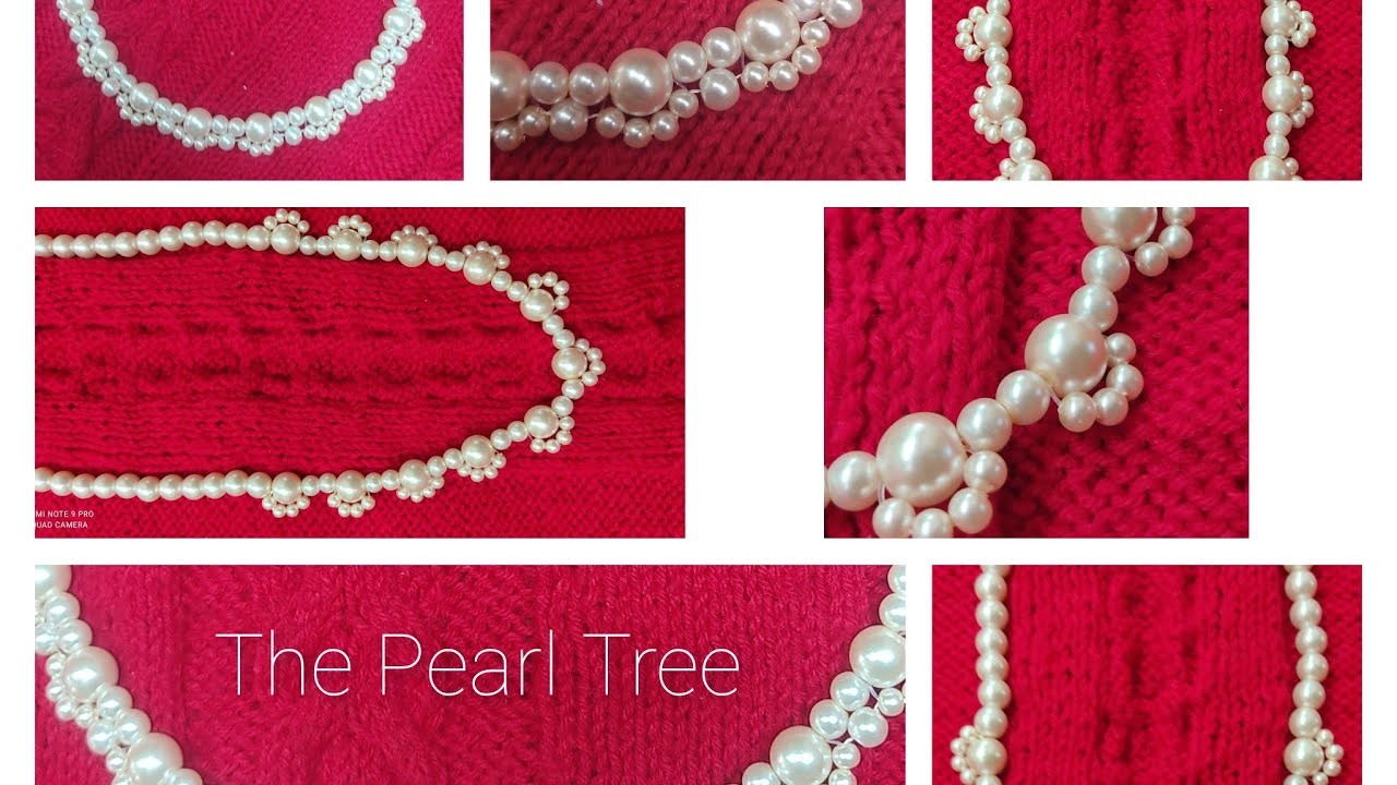 Pearl Jewellery |pearl har|daily wear|handmade Jewellery |DIY Jewellery