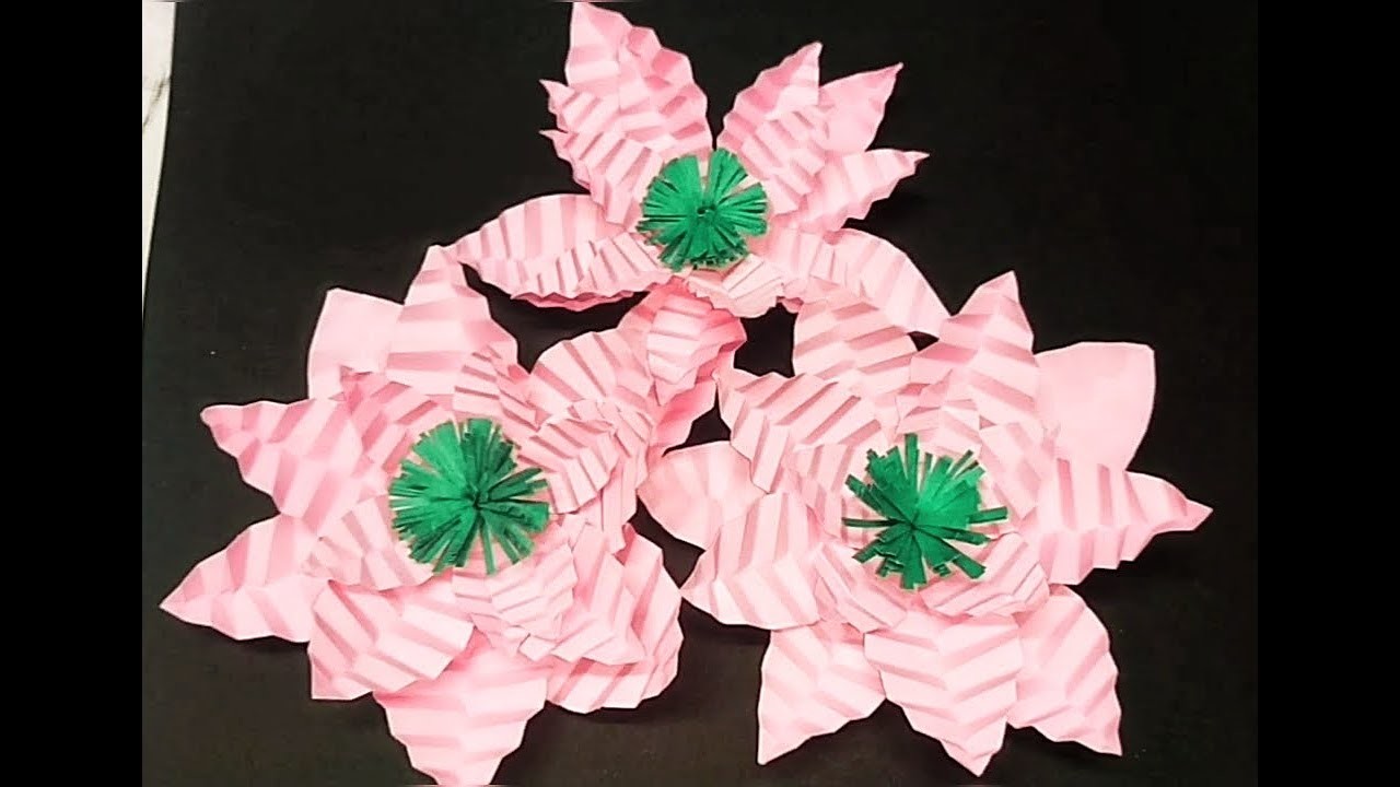 3D paper flower