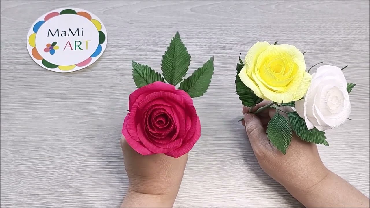 Jak krok po kroku zrobić różę z krepiny
