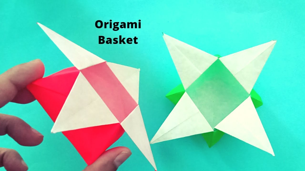 Paper basket origami | Craftboat