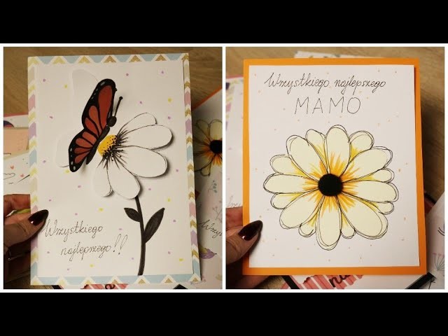 Ręcznie robione kartki na Dzień Mamy DIY | Mother's Day cards TUTORIAL