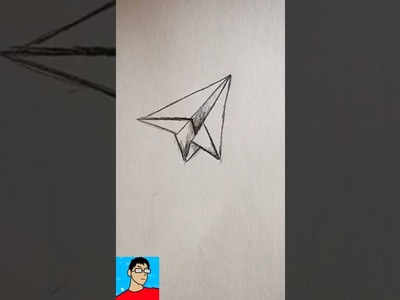 Drawing paper Aeroplane| Godzie Drawing #shorts #GodZie