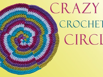 Psychedelic crochet circle