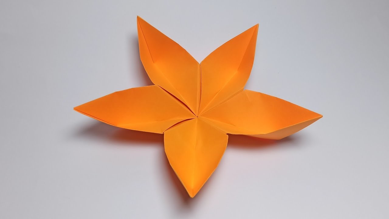 Origami 3D Flower DIY