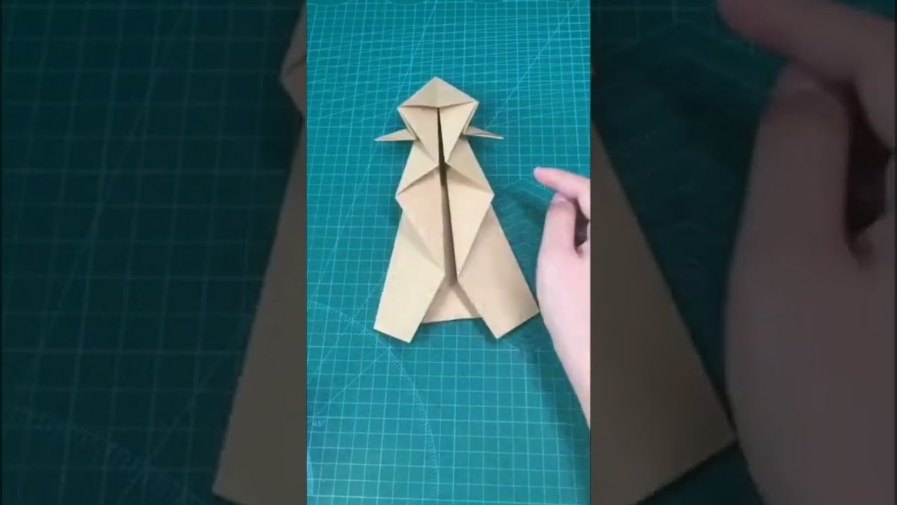 Origami pesawat jet tempur #origami  #shorts #howto #jet