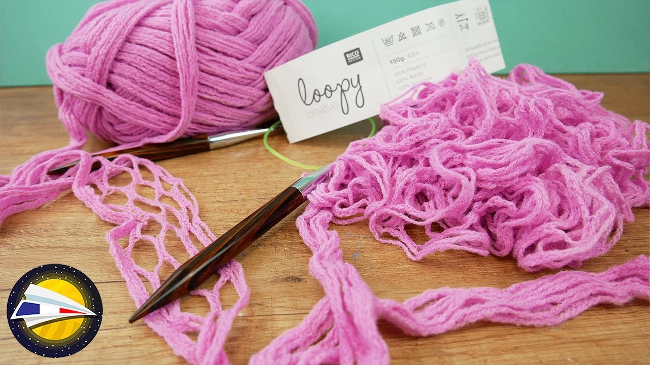 Tricoter avec le fil Loopy Creative de Rico Design | Test de laine