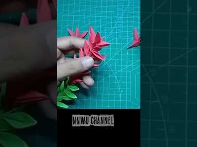 Origami Flower origami bunga lavender paper craft easy origami easy