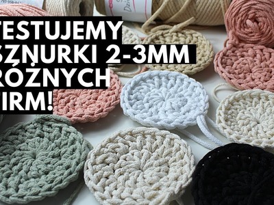 Plotka o.  sznurkach 2-3mm. Testujemy sznurki bawełniane polskich producentów!