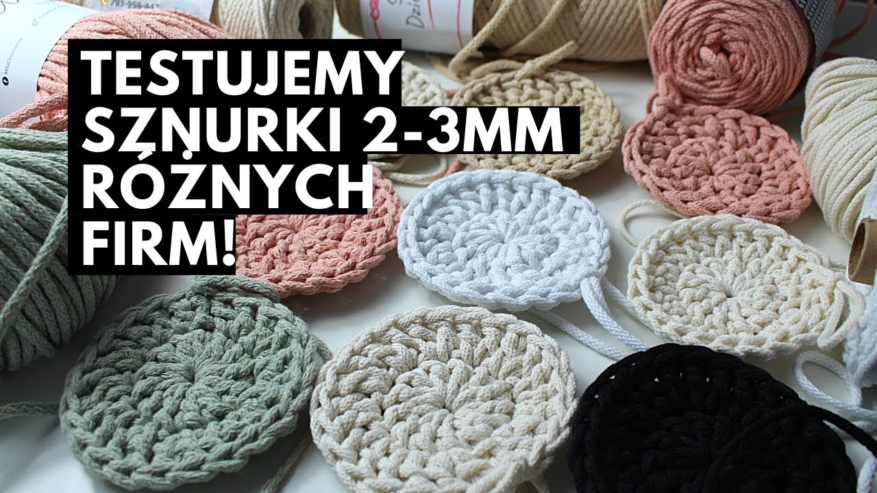 Plotka o.  sznurkach 2-3mm. Testujemy sznurki bawełniane polskich producentów!