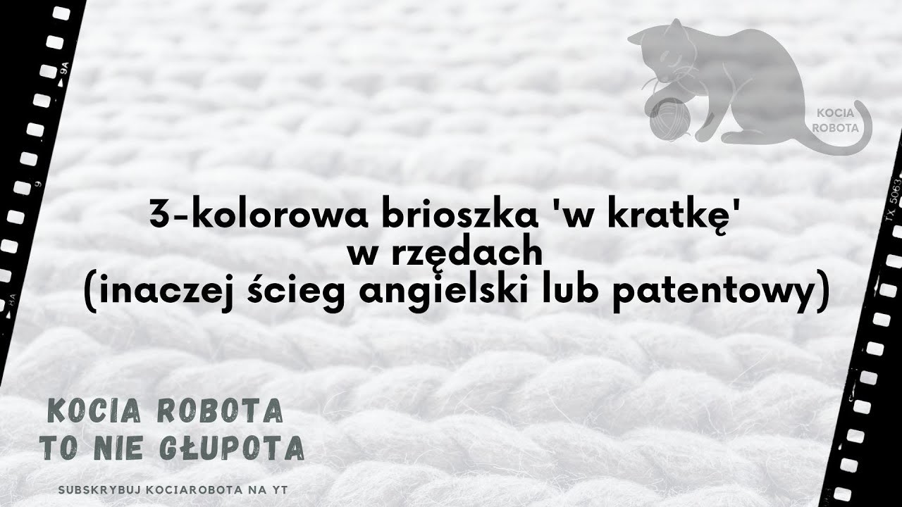 Brioszka w 3 kolorach 'w kratkę"