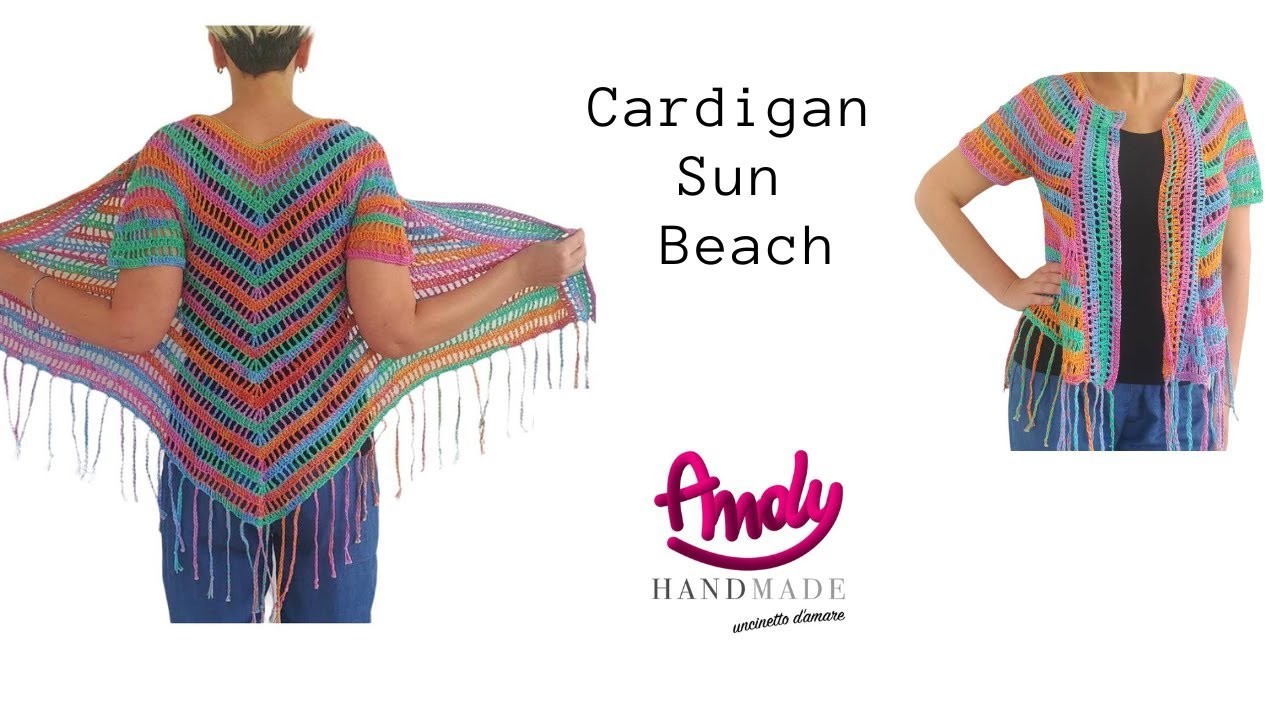 Cardigan Sun Beach Andy handmade Rewind