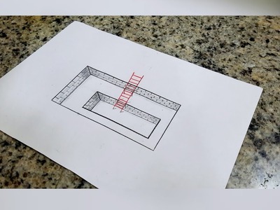 Easy 3D Art.Optical Illusion.Step by step #3D Trick Art on Paper