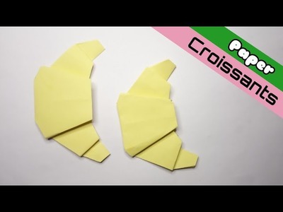 Origami Unique || PAPER CROISSANT || Easy Paper Crafts