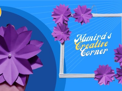 How To Make Flowers By Paper I How To Make Flower Crafts By Colored Paper I Colored Origami Wallmate